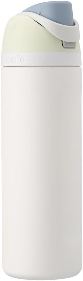 Owala FreeSip Insulated Stainless Steel Water Bottle with Straw, BPA-Free Sports Water Bottle, Great for Travel, 24 Oz, Black Cherry