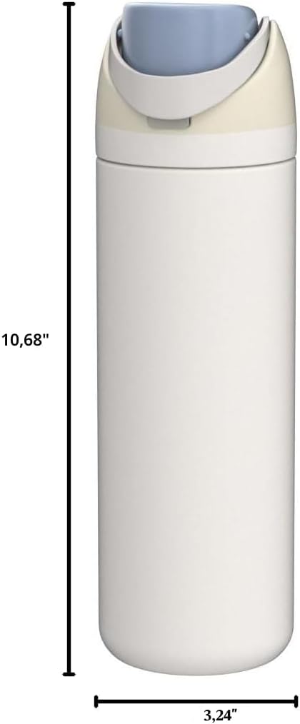 Owala FreeSip Insulated Stainless Steel Water Bottle with Straw, BPA-Free Sports Water Bottle, Great for Travel, 24 Oz, Black Cherry