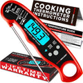 Alpha Grillers Meat Thermometer Digital – Instant Read Food Thermometer for Cooking & Grilling – Professional Kitchen Fathers Day Gift for Dad Men Him Husband
