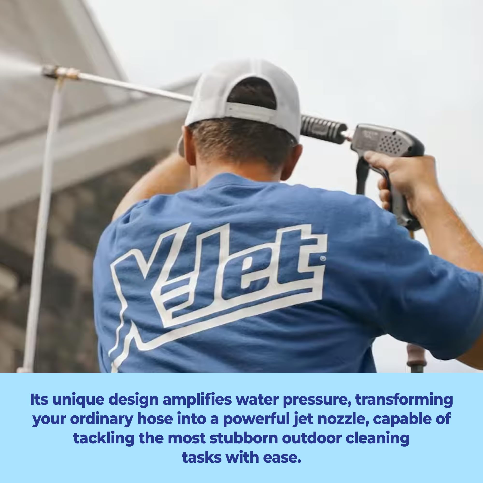 X-Jet M5 Nozzle Only #16 - Adjustable Long-Range External Injection Pressure Washing - From 0 to 60 Degree Spray Pattern - Replacement Nozzle for X-Jet M5 Kit- W/ 2000 to 4500 PSI 5-6.5 GPM