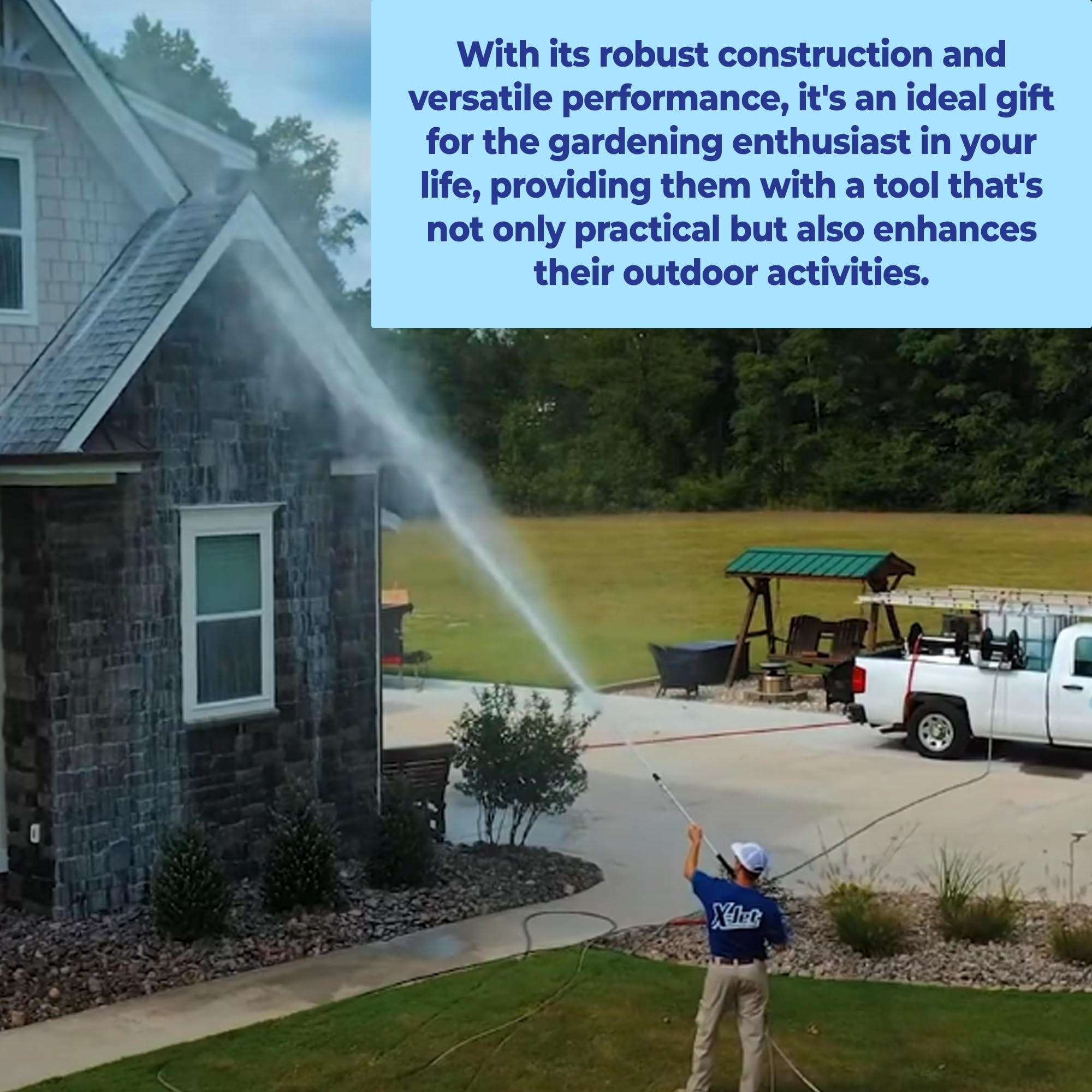 X-Jet M5 Nozzle Only #16 - Adjustable Long-Range External Injection Pressure Washing - From 0 to 60 Degree Spray Pattern - Replacement Nozzle for X-Jet M5 Kit- W/ 2000 to 4500 PSI 5-6.5 GPM
