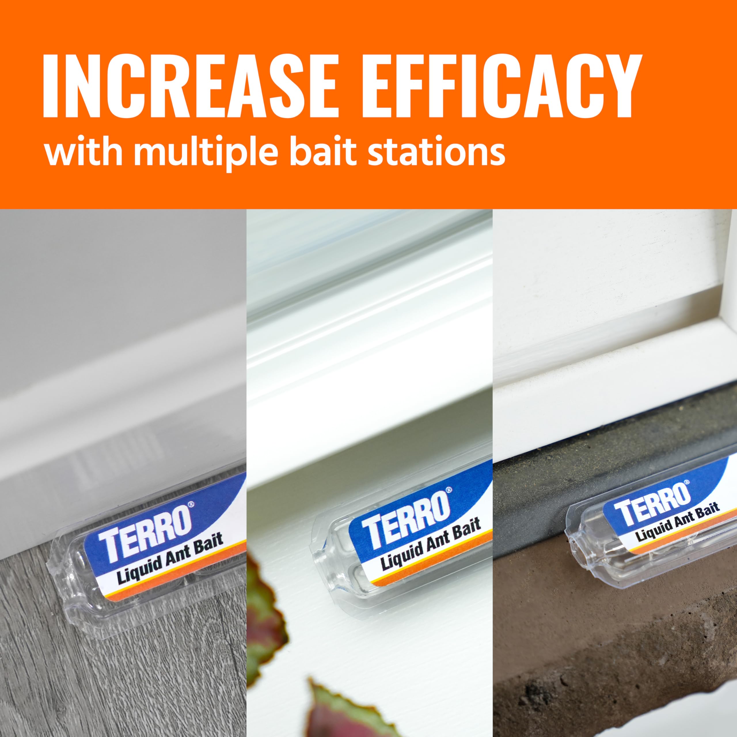 Terro, Ant Killer Bait Stations T300B - Liquid Bait to Eliminate Ants - Bait System - Stations for Effective Indoor Ant Control, 12 Count