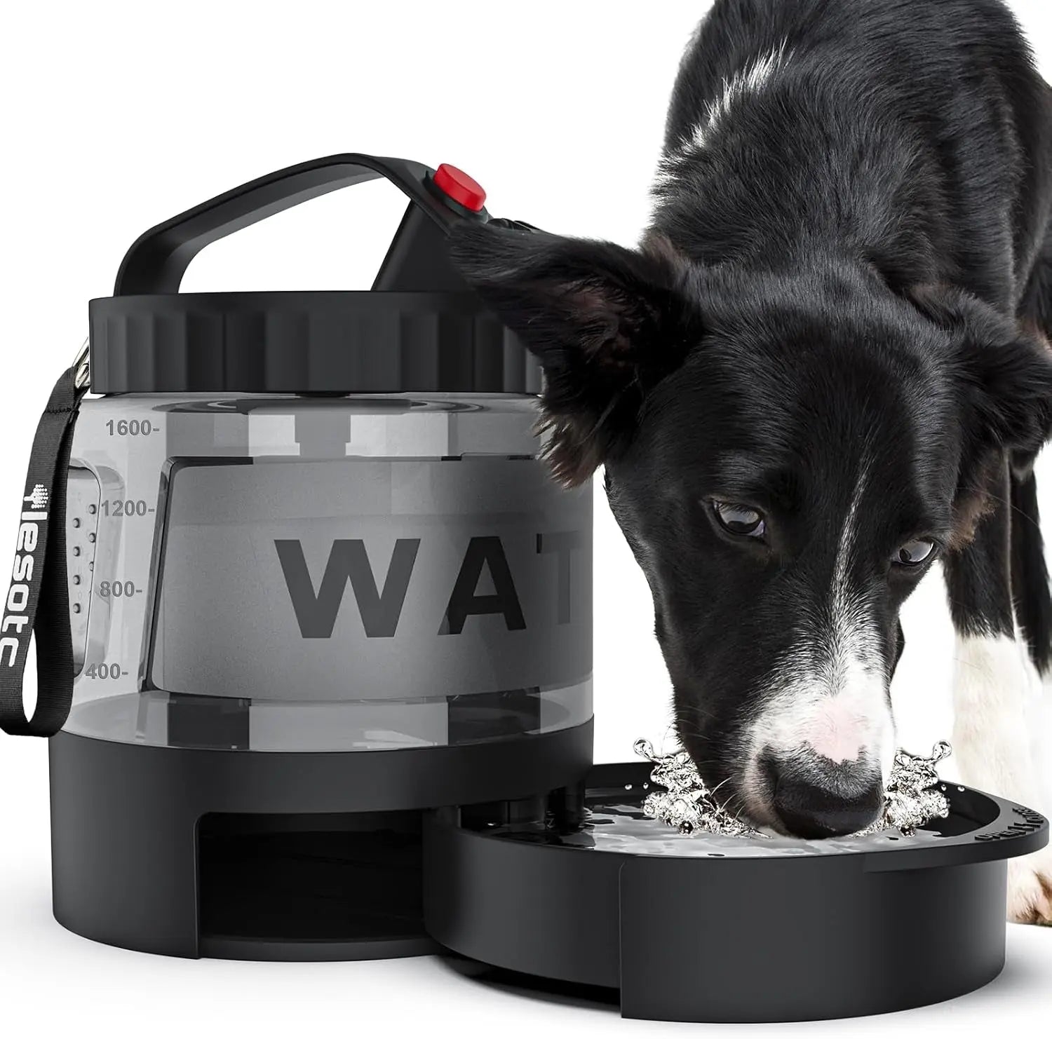 Dog Travel Water Bottle Portable Leak Proof Bowl Dispenser Large Dogs Hiking