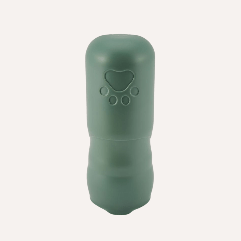 Tilley + Me Travel Dog Water Bottle with Treat Holder – Leakproof & BPA-Free 350mL