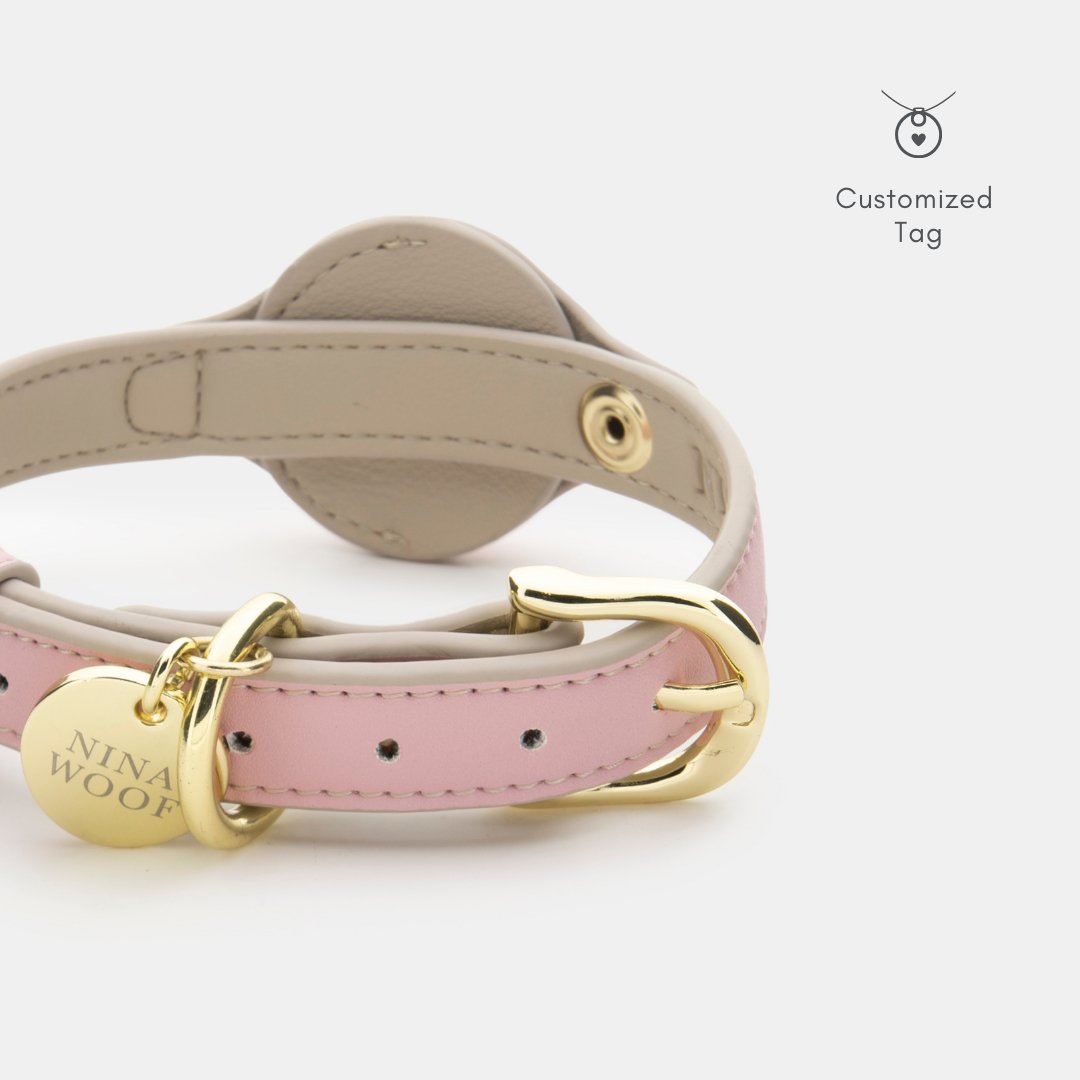 Collar - Air Tag Enabled - Vegan Leather - Cupertino